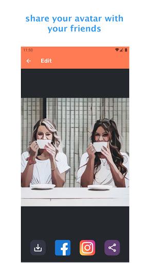 Toongram : Toon app, AI avatarify cartoon maker - Image screenshot of android app
