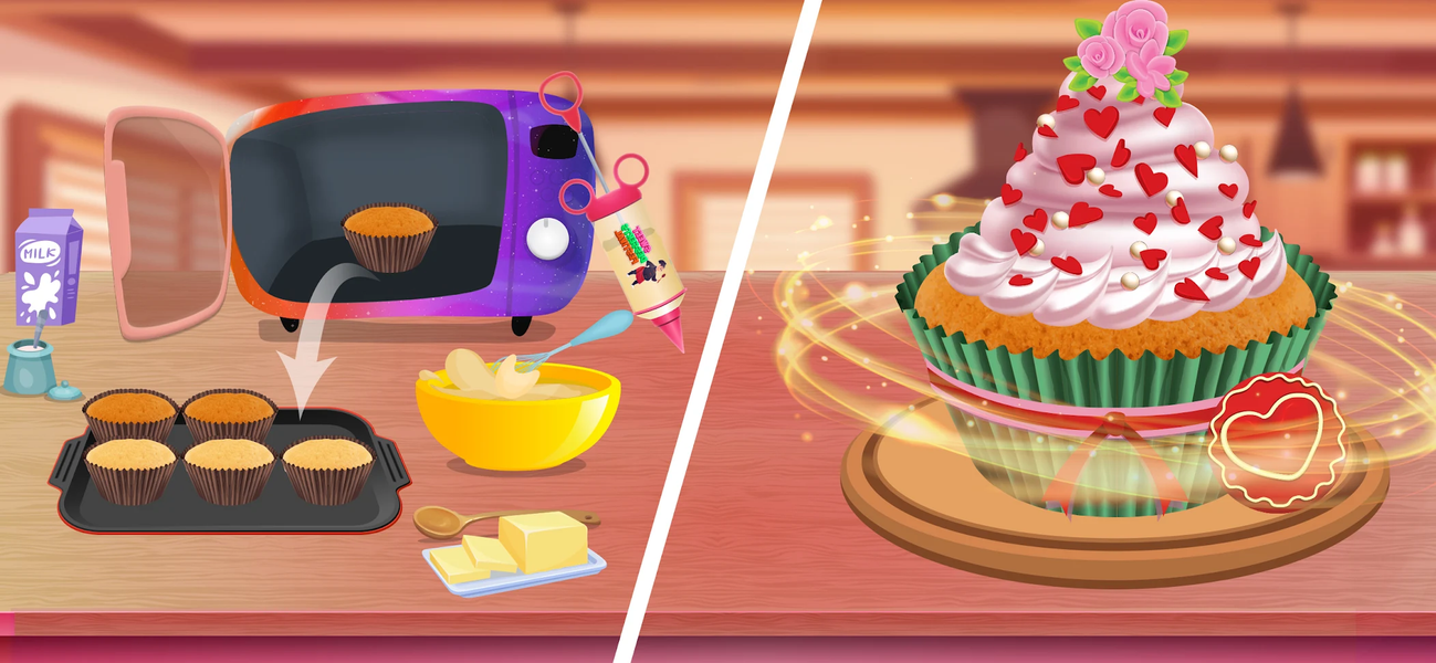 Sweet Kitchen Bakery Chef Mani - Gameplay image of android game