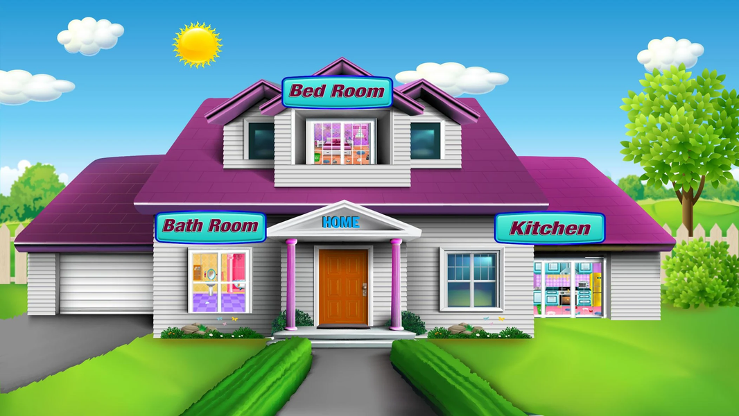 Girls Home Cleaning & Repair - عکس بازی موبایلی اندروید