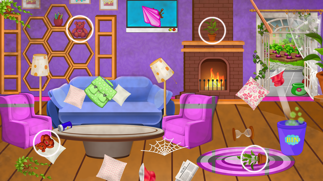 Girls Home Deep Cleaning Games - Gameplay image of android game