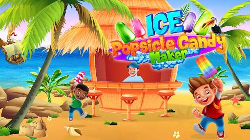 Ice Popsicle Candy Maker: Ice Cream Cooking Games - Gameplay image of android game