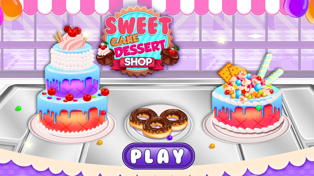 Sweet Cake Dessert Shop Games - Gameplay image of android game