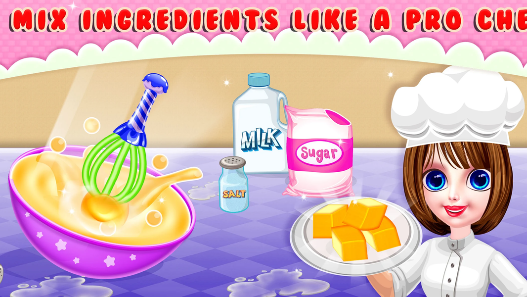 Sweet Cake Dessert Shop Games - Gameplay image of android game