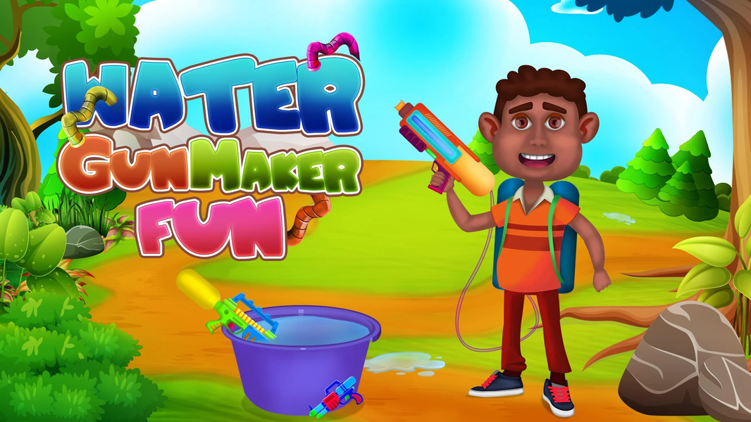Water Gun Maker Fun: Toy Facto - Gameplay image of android game