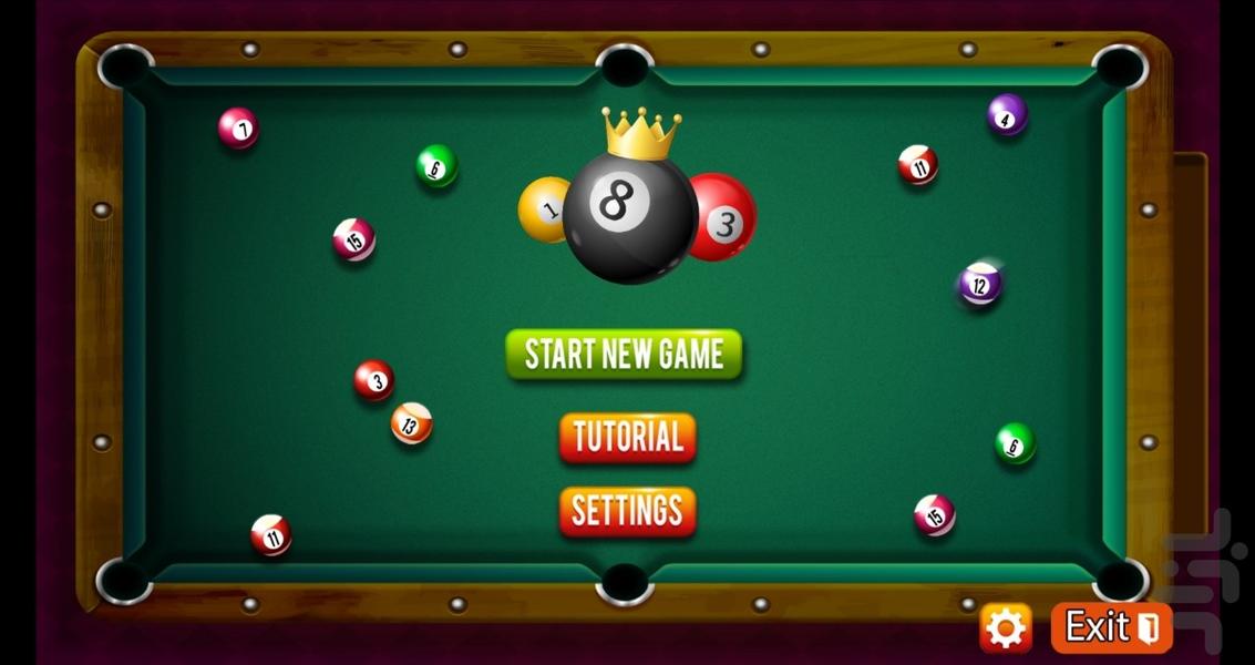 بازی بیلیارد - Gameplay image of android game