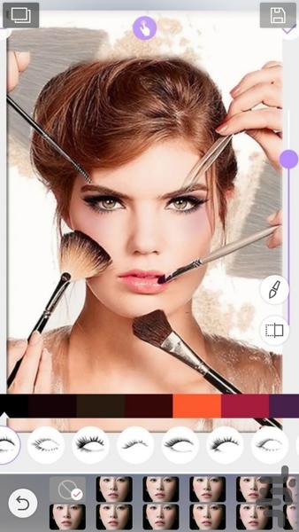 میکاپ و آرایش عکس - Image screenshot of android app