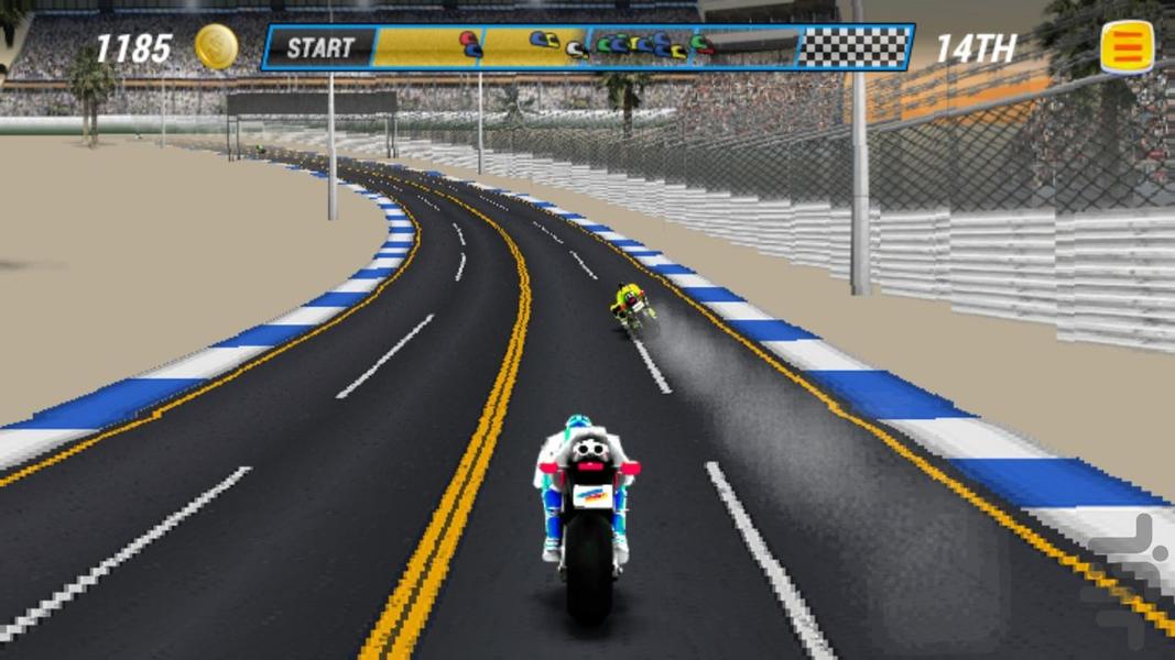 موتورسواری سرعتی - Gameplay image of android game