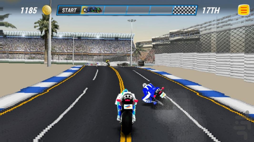 موتورسواری سرعتی - Gameplay image of android game