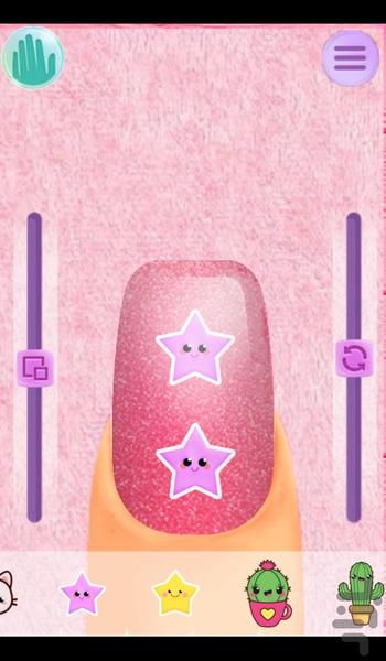 بازی دخترانه سالن ناخن - Gameplay image of android game