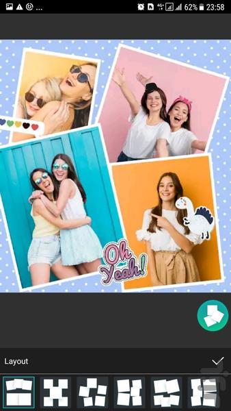 میکس و ترکیب عکس - Image screenshot of android app