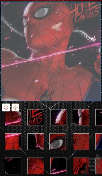 بازی پازل مرد عنکبوتی - Gameplay image of android game