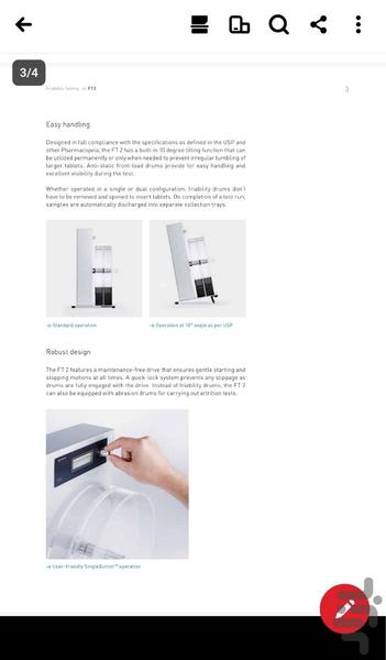 ویرایش و باز کردن فایل پی دی اف PDF - عکس برنامه موبایلی اندروید