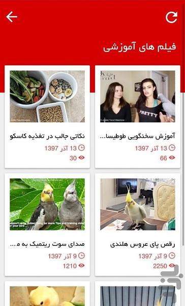 طوطی بانو - عکس برنامه موبایلی اندروید