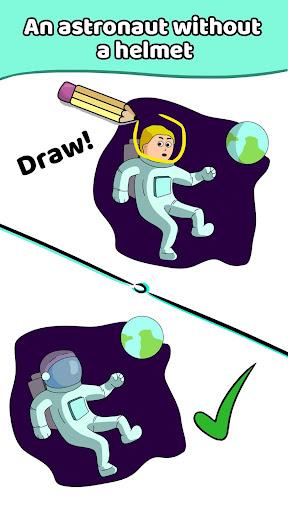 Draw a Line: Tricky Brain Test - عکس بازی موبایلی اندروید