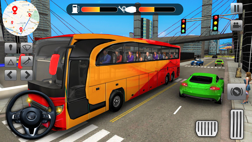 City passenger bus simulator - Gameplay image of android game