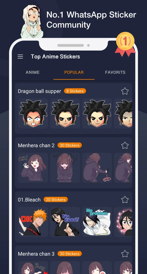 Cute Anime Stickers For WhatsApp APK for Android Download