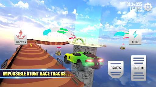 Mega Ramp Car : Super Car Game - Gameplay image of android game