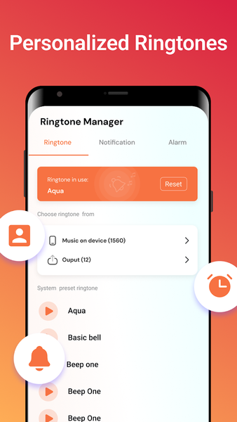 Ringtone Maker: Ringtone, MP3 - عکس برنامه موبایلی اندروید