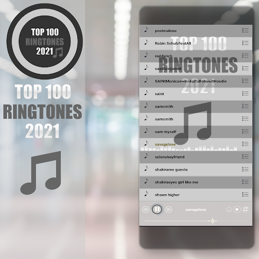 Top 100 Best Ringtones 2021 - صد زنگ موبایل برتر 2021 - عکس برنامه موبایلی اندروید