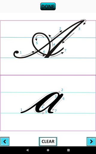 Cursive Calligraphic ABC - عکس برنامه موبایلی اندروید