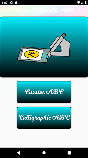 Cursive Calligraphic ABC - عکس برنامه موبایلی اندروید