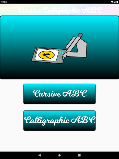 Cursive Calligraphic ABC - عکس برنامه موبایلی اندروید