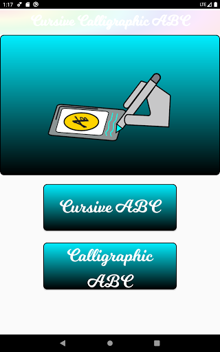 Cursive Calligraphic ABC - عکس برنامه موبایلی اندروید