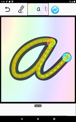 Cursive Calligraphic ABC - عکس برنامه موبایلی اندروید
