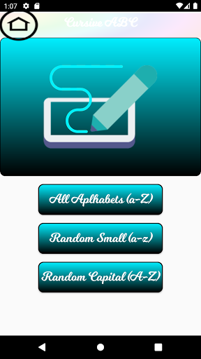 Cursive Calligraphic ABC - عکس برنامه موبایلی اندروید