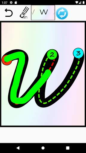Cursive Calligraphic ABC - عکس برنامه موبایلی اندروید