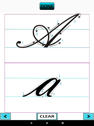 Cursive Calligraphic ABC - عکس برنامه موبایلی اندروید