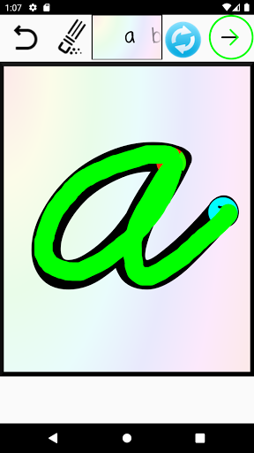 Cursive Calligraphic ABC - عکس برنامه موبایلی اندروید