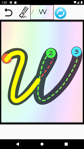 Cursive Calligraphic ABC - عکس برنامه موبایلی اندروید