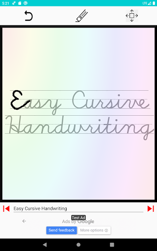 Easy Cursive Handwriting - عکس برنامه موبایلی اندروید
