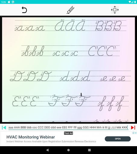 Easy Cursive Handwriting - عکس برنامه موبایلی اندروید