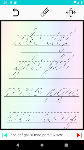 Easy Cursive Handwriting - عکس برنامه موبایلی اندروید