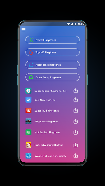 OPPO phone Ringtones - عکس برنامه موبایلی اندروید