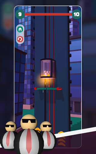 Elevator Fall : best free hard casual fun game - Gameplay image of android game