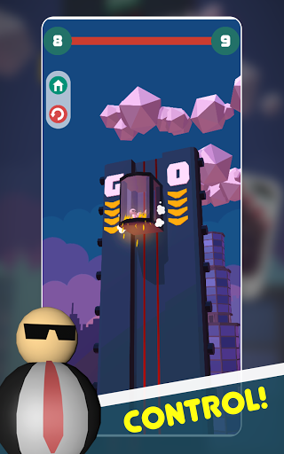 Elevator Fall : best free hard casual fun game - عکس بازی موبایلی اندروید