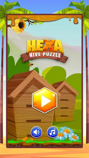 Hexa Hive Puzzle : hexagon block game - Gameplay image of android game