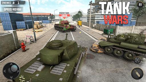 Real Battle of Tanks 2021: Army World War Machines - Gameplay image of android game