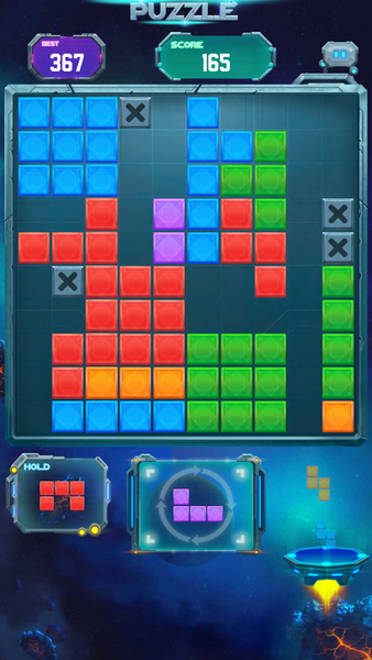 Block Puzzle Extreme - Gameplay image of android game