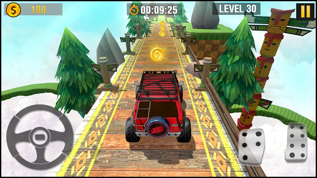 Car Hill Climb: Stunt Car Game - Gameplay image of android game
