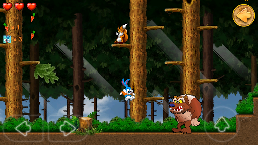 Beeny Rabbit Adventure Platformer World - عکس بازی موبایلی اندروید
