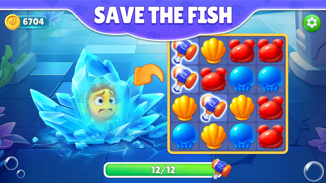 Aquarium Crush - عکس بازی موبایلی اندروید