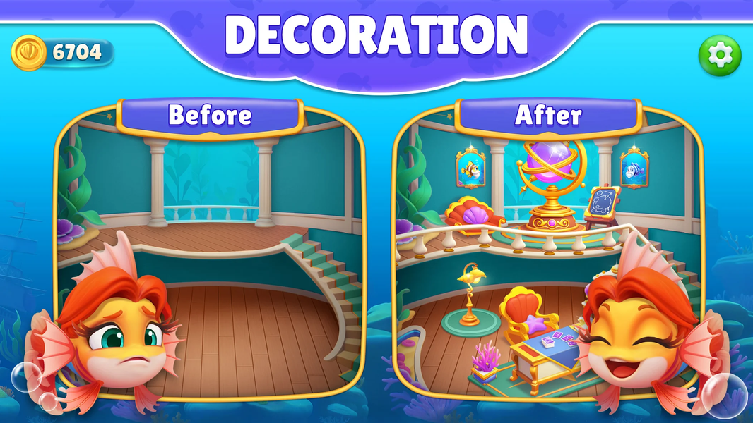 Aquarium Crush - عکس بازی موبایلی اندروید