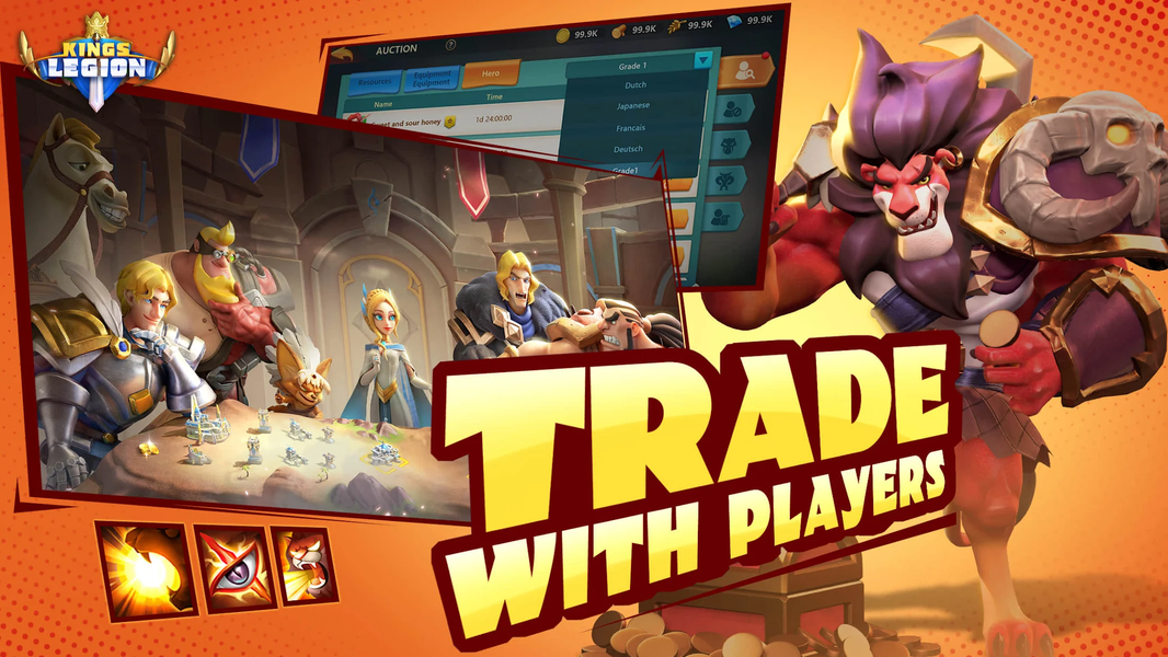 Kings Legion - عکس بازی موبایلی اندروید