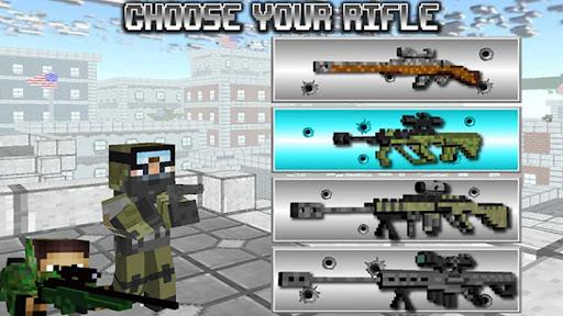 American Block Sniper Survival - Gameplay image of android game