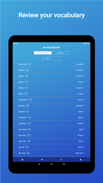 Tobo: Learn German Words - عکس برنامه موبایلی اندروید