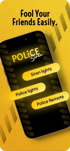 Police Siren Sound And Flasher - عکس برنامه موبایلی اندروید